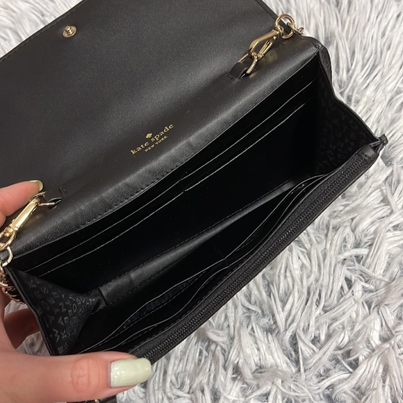 *~HOST PICK~* Kate Spade Black Bow Clutch - Picture 3 of 4